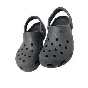 CROCS Shoes Crocs Closed Toe Clogs Womens Black Perforated